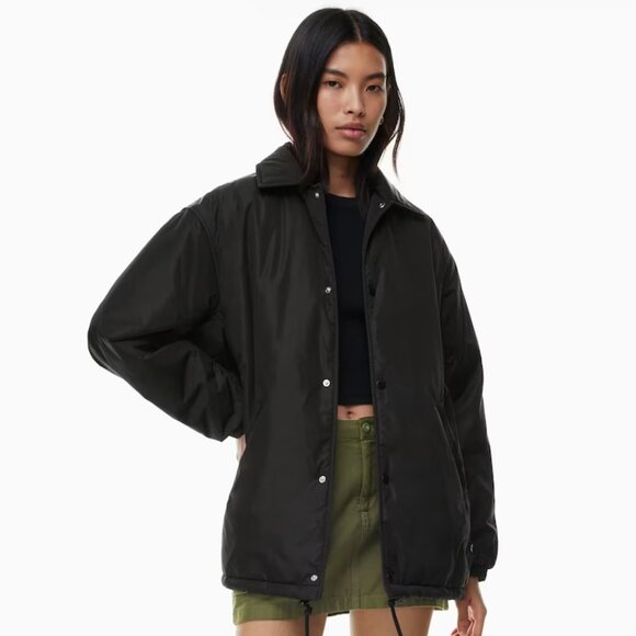 Aritizia TNA Coaches Black Jacket - Picture 1 of 9